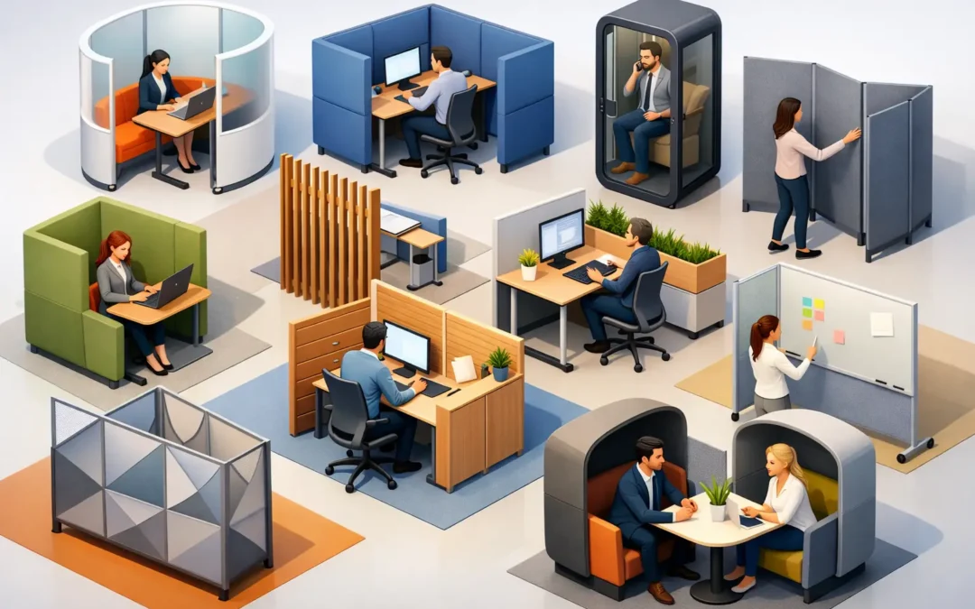 10 Office Partition Ideas for Privacy at Work