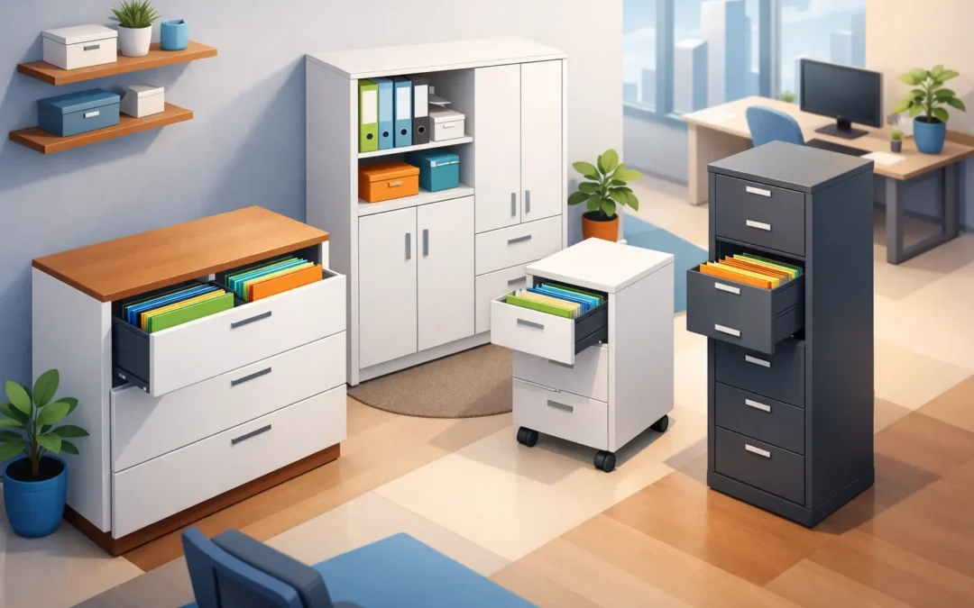 Office Storage Cabinets for Files That Fit Your Space