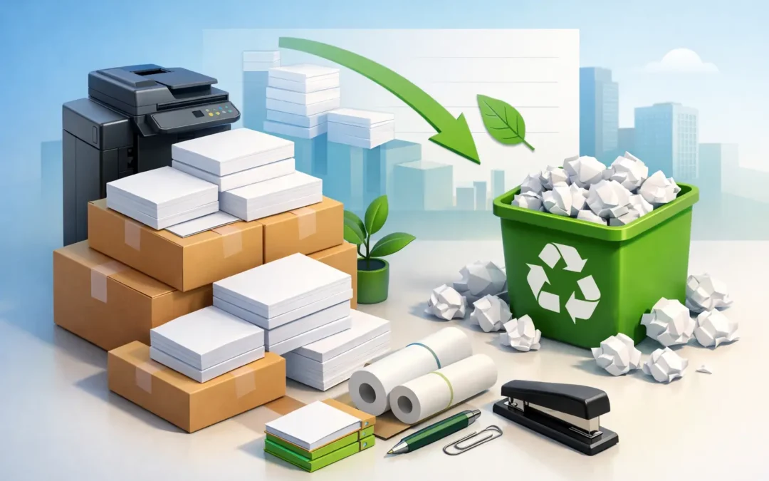How Bulk Paper Supplies for Offices Cut Waste
