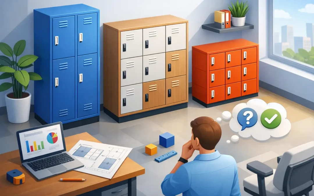 How to Select Office Locker Sizes That Work